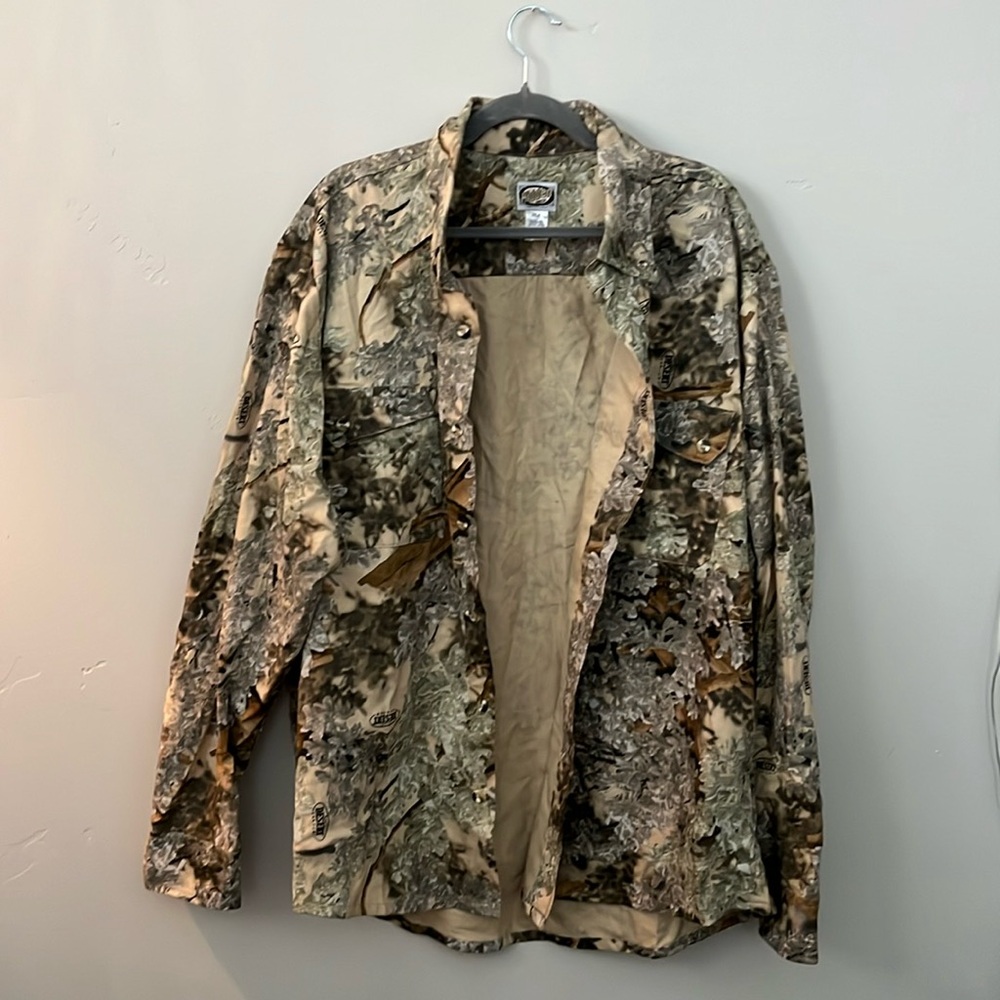King’s Camo Hidden Mesa Button Down Shirt 2XL-R